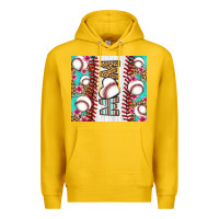 Lemon baseball mom Premium Hoodie - LillyAllenDesigns