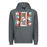 Rock baseball mom Premium Hoodie - LillyAllenDesigns