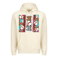 Sandshell baseball mom Premium Hoodie - LillyAllenDesigns