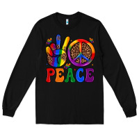 Black peace Long Sleeve Tee - JahusDesignShop