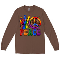 Chestnut peace Long Sleeve Tee - JahusDesignShop