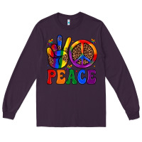 Plum peace Long Sleeve Tee - JahusDesignShop