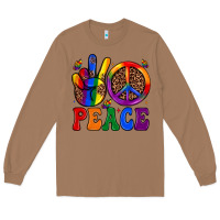Toasted Coconut peace Long Sleeve Tee - JahusDesignShop