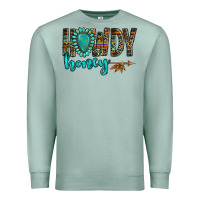 Seafoam western howdy honey arrow gemstone Premium Sweatshirt - NancyCooperArtShop