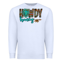 White western howdy honey arrow gemstone Premium Sweatshirt - NancyCooperArtShop