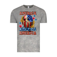 Cloud Rock America skeleton 4th of july Vintage Tee - CowGirlArtShop