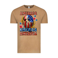 Vintage Camel America skeleton 4th of july Vintage Tee - CowGirlArtShop