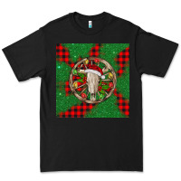 Black Christmas bull skull Premium Tee - BarkalooDesign
