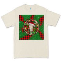 Bone Christmas bull skull Premium Tee - BarkalooDesign