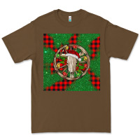 Cacao Christmas bull skull Premium Tee - BarkalooDesign
