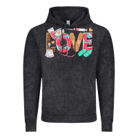 Vintage Black nurse love Vintage Hoodie - texasbilliewilder