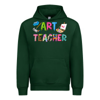 Forest Green art teacher Urban Hoodie - NancyCooperArtShop