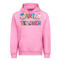 Fuchsia Pink art teacher Urban Hoodie - NancyCooperArtShop