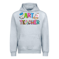 Heather Grey art teacher Urban Hoodie - NancyCooperArtShop