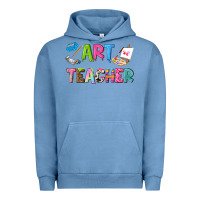 Pigment Pebble Blue art teacher Urban Hoodie - NancyCooperArtShop