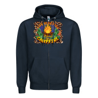 Navy life is better around the campfire Zipper Hoodie - BarkalooDesign