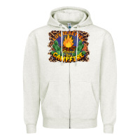 Oatmeal Heather life is better around the campfire Zipper Hoodie - BarkalooDesign