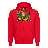 Red life is better around the campfire Zipper Hoodie - BarkalooDesign