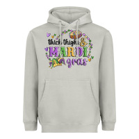 Moon Dust thick thighs mardi gras Heavyweight Hoodie - MaliasSmallBusiness
