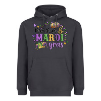 Smoke thick thighs mardi gras Heavyweight Hoodie - MaliasSmallBusiness