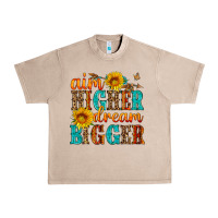 French Oak aim higher dream bigger Urban Heavy Tee - HRA Design Shop