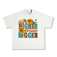 Pistachio aim higher dream bigger Urban Heavy Tee - HRA Design Shop