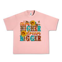 Salmon aim higher dream bigger Urban Heavy Tee - HRA Design Shop