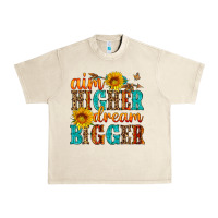 Sandshell aim higher dream bigger Urban Heavy Tee - HRA Design Shop