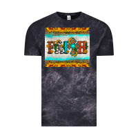 Cloud Black faith cross and sunflower tumbler Vintage Tee - HRA Design Shop
