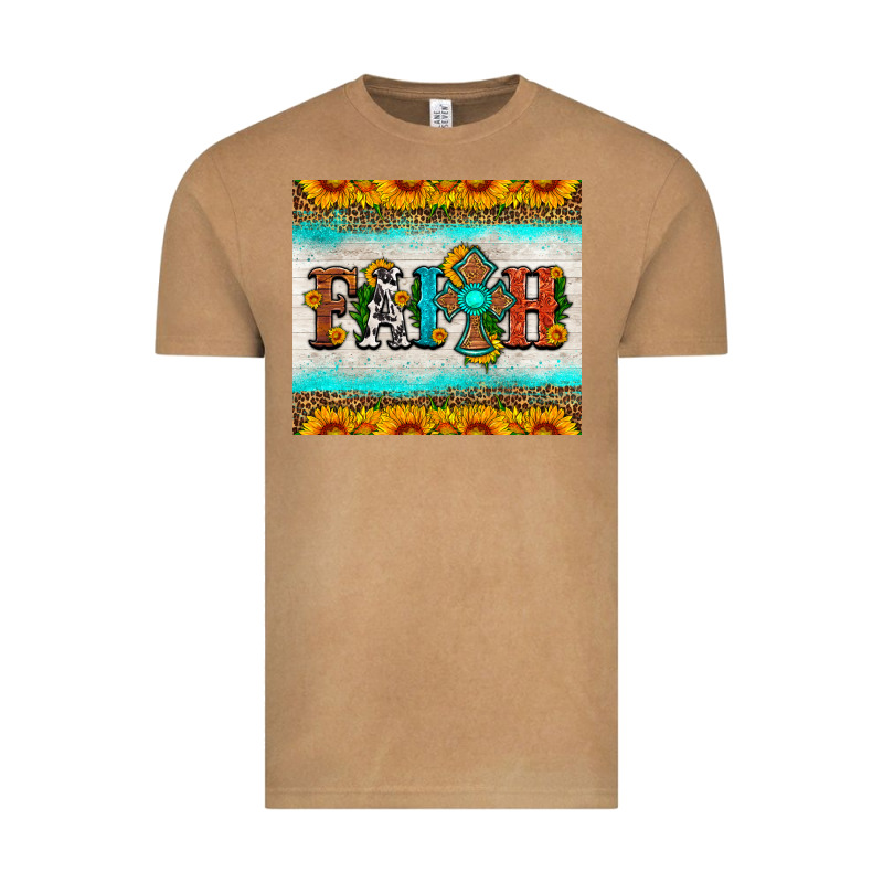 Faith Cross And Sunflower Tumbler Vintage Tee by HRA Design Shop | Teevron