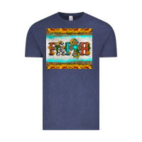 Vintage Denim faith cross and sunflower tumbler Vintage Tee - HRA Design Shop