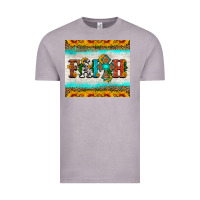 Vintage Zinc faith cross and sunflower tumbler Vintage Tee - HRA Design Shop