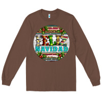 Chestnut Christmas feliz navidad Long Sleeve Tee - Artiststas