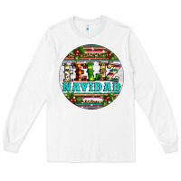 White Christmas feliz navidad Long Sleeve Tee - Artiststas