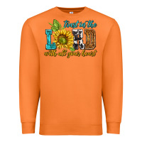 Carrot trust in the lord with all your heart Premium Sweatshirt - NancyCooperArtShop