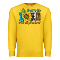 Lemon trust in the lord with all your heart Premium Sweatshirt - NancyCooperArtShop