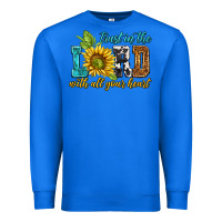 True Royal trust in the lord with all your heart Premium Sweatshirt - NancyCooperArtShop