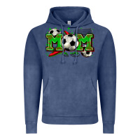 Vintage Denim mom soccer Vintage Hoodie - Zillion Design Studio