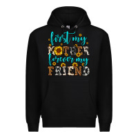 Black name mother and friend tribute design Premium Hoodie - LillyAllenDesigns
