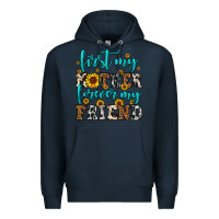 Navy name mother and friend tribute design Premium Hoodie - LillyAllenDesigns