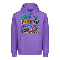 Purple name mother and friend tribute design Premium Hoodie - LillyAllenDesigns