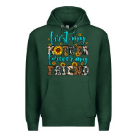 Sports Green name mother and friend tribute design Premium Hoodie - LillyAllenDesigns