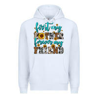 White name mother and friend tribute design Premium Hoodie - LillyAllenDesigns