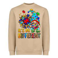 Mushroom it's ok to be different autism gnome Heavyweight Sweatshirt - Zillion Design Studio