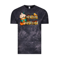 Cloud Black stressed blessed pumpkin obsessed Vintage Tee - CowhideDigitalArt