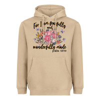 Mushroom for i am fearfully and wonderfully made Heavyweight Hoodie - MaliasSmallBusiness