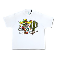 White cinco de mayo Urban Heavy Tee - SublimationCraftShop