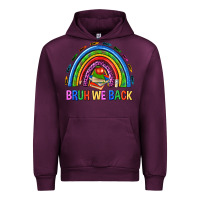 Mauve Wine bruh we back Urban Hoodie - NancyCooperArtShop