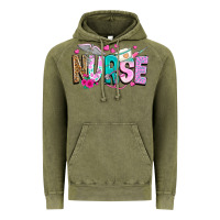 Vintage Olive nurse Vintage Hoodie - texasbilliewilder