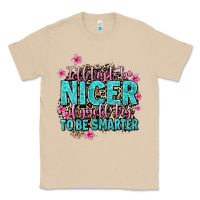 Mushroom i'll try to be nicer if you'll try ti be smarter Classic Tee - AdoDesignShop